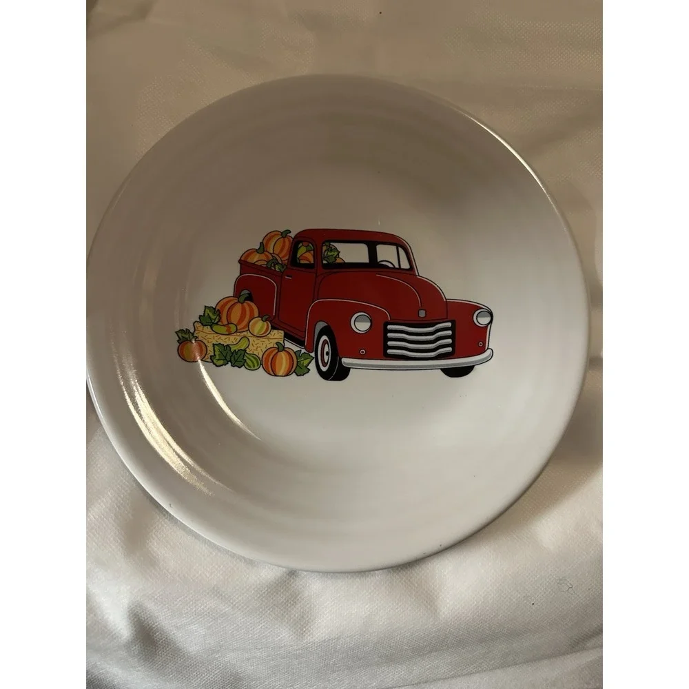 Fiestaware Red Truck Harvest 9